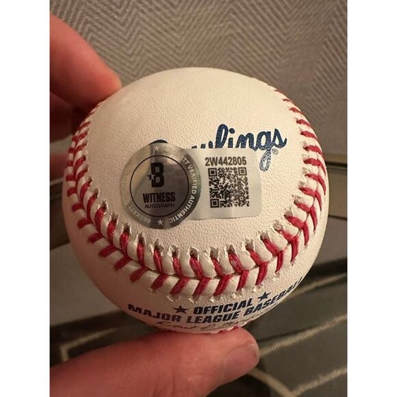 Tony Perez signed "HOF 2000" Autographed OMLB Baseball Beckett Witness COA - Picture 3 of 3